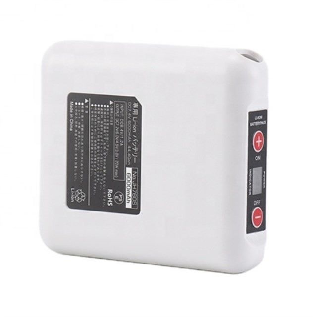 ABS vêtements chauffés batterie 7.4V 4400mAh DC3.5x1.35mm Port de charge à trou