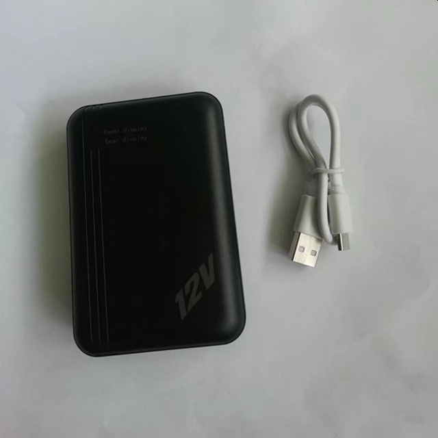 12V 10000mAh Batterie de ventilateur DC Pour le refroidissement Ventilateur USB Pour téléphone portable