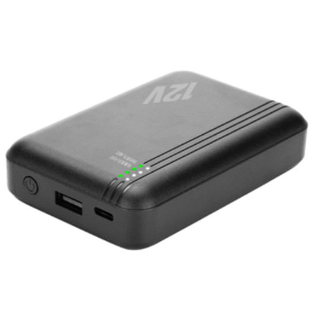 12V 10000mAh Batterie de ventilateur DC Pour le refroidissement Ventilateur USB Pour téléphone portable
