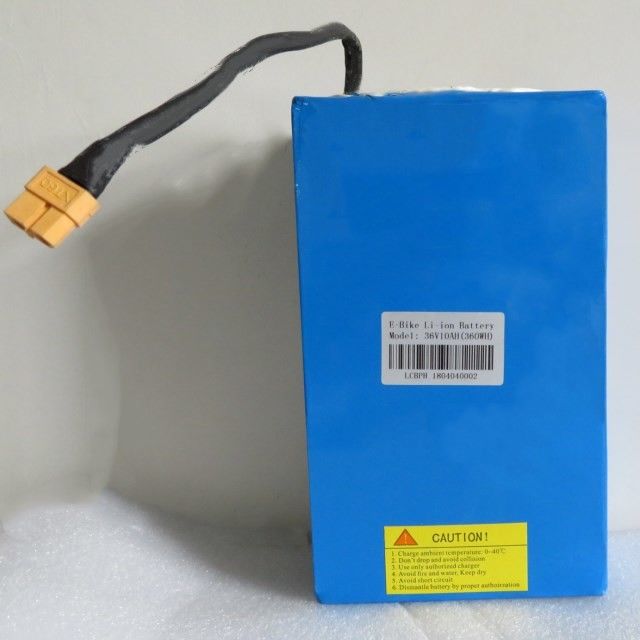 Batterie au lithium de 36 volts personnalisée 10ah 36v 10s4p MSDS UN38.3 pour ébike