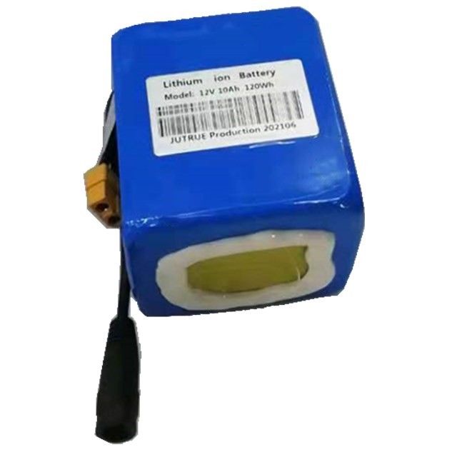 12 volts 10ah batterie au lithium 18650 3 cellules en série avec prise de décharge XT60