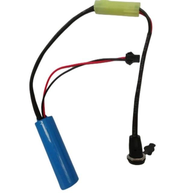 Batterie de pompe à eau SM-2P 18650 1s 3.7v 2000mAh avec prise de charge DC5521