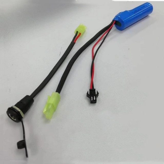 Batterie de pompe à eau SM-2P 18650 1s 3.7v 2000mAh avec prise de charge DC5521