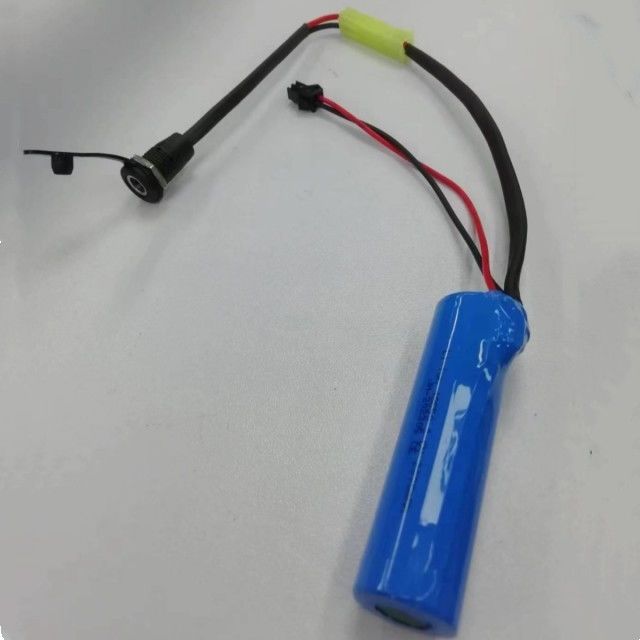 Batterie de pompe à eau SM-2P 18650 1s 3.7v 2000mAh avec prise de charge DC5521