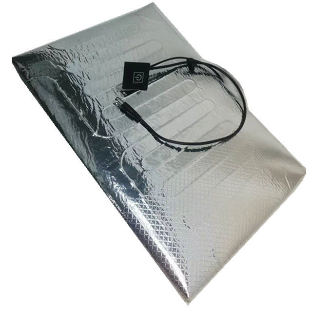 Taille 25x25cm 30x30cm 35x35cm de coussin de chauffage de papier d'aluminium 12V pour la livraison de nourriture