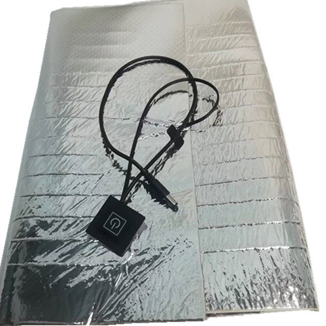Taille 25x25cm 30x30cm 35x35cm de coussin de chauffage de papier d'aluminium 12V pour la livraison de nourriture