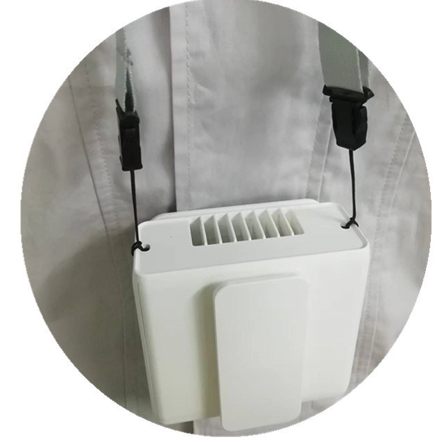 Ventilateur personnel multifonction à clipser sur le cou ou la ceinture, batterie intégrée de 5000 mAh, ventilateur portable USB 5V
