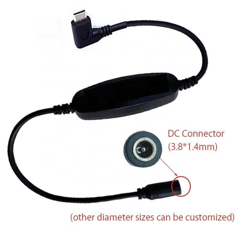 3.8*1.4 câble USB DC isolé pour ventilateur d'habillement de climatisation
