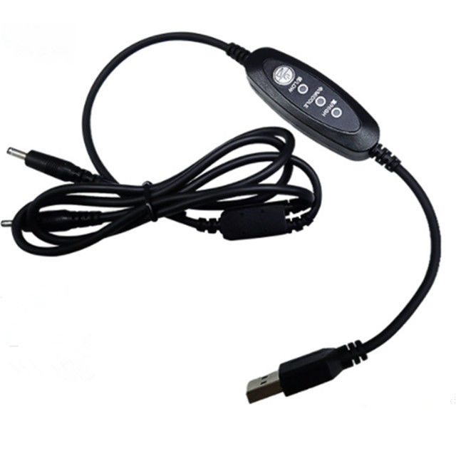 Câble cc USB basse tension 13cm Câble de commutateur d'alimentation USB à angle droit