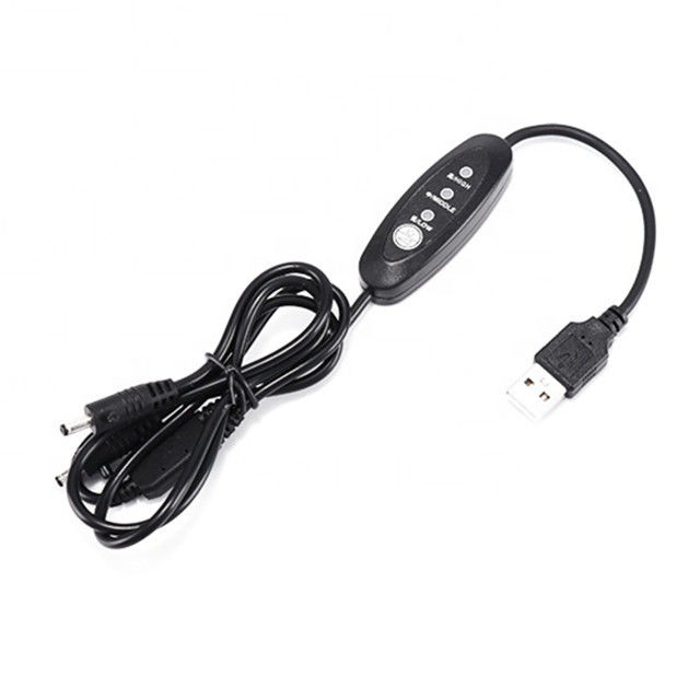 Câble cc USB basse tension 13cm Câble de commutateur d'alimentation USB à angle droit