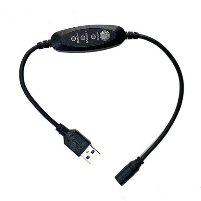 Câble cc USB basse tension 13cm Câble de commutateur d'alimentation USB à angle droit