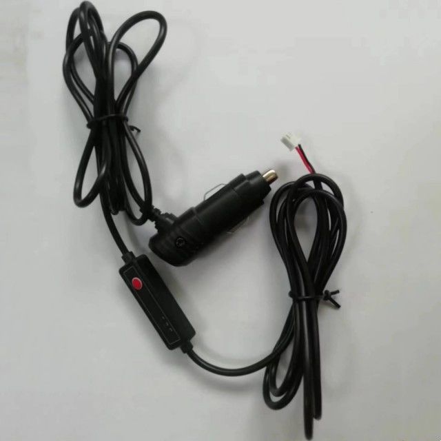 Veste faite sur commande de PE de câble de ligne électrique de commutateur de ventilateur 1.2M JST 2Pin tête de balle