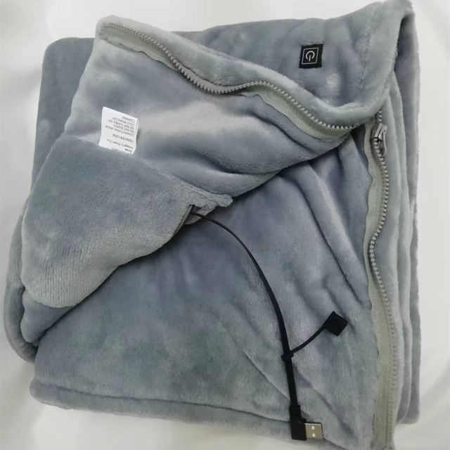 Couverture infrarouge chauffée à basse tension 80 x 150cm drap de lit chauffé avec USB