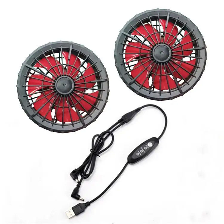 Ventilateur rotatoire de veste de palette du diamètre extérieur 105mm 7 pour des vêtements extérieurs