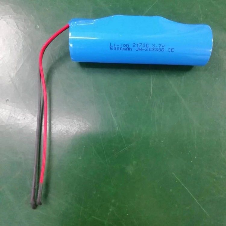 3.7V 5000mAh 21700 Pack avec PCB et conduit 20 AWG pour appareil électronique