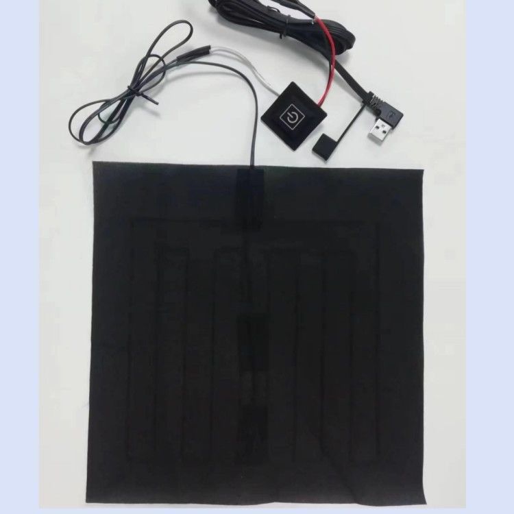 Vêtements sur mesure coussins de chauffage 24*24 cm pour oreiller chauffé 5V avec tête de pliage USB