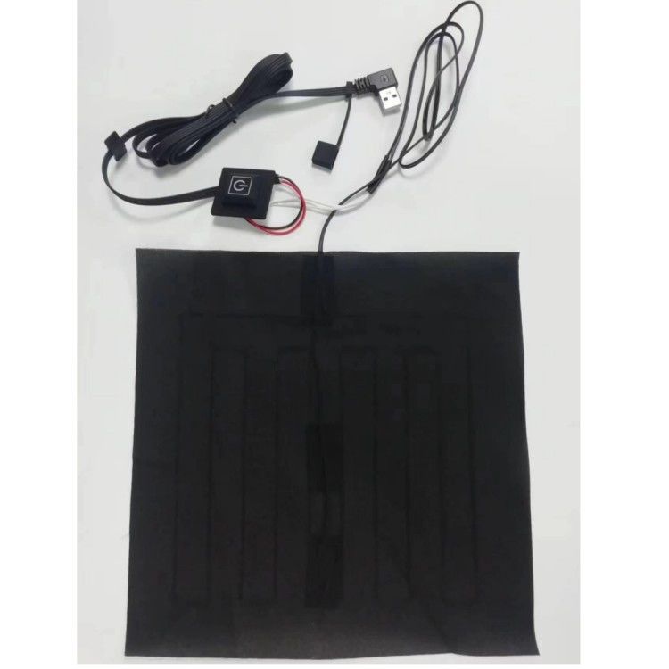 Vêtements sur mesure coussins de chauffage 24*24 cm pour oreiller chauffé 5V avec tête de pliage USB