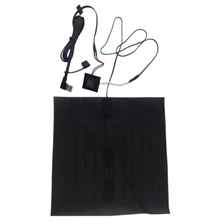 Vêtements sur mesure coussins de chauffage 24*24 cm pour oreiller chauffé 5V avec tête de pliage USB