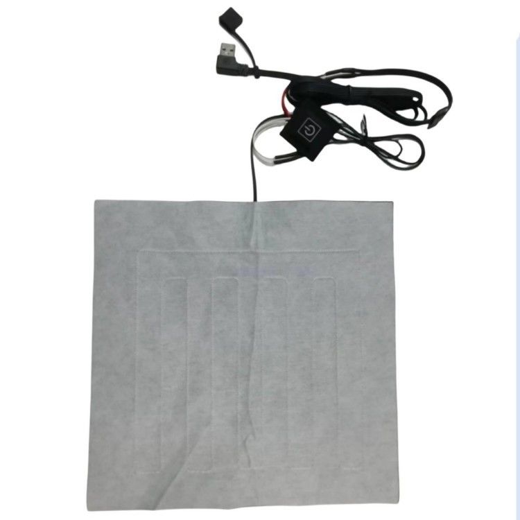 Vêtements sur mesure coussins de chauffage 24*24 cm pour oreiller chauffé 5V avec tête de pliage USB
