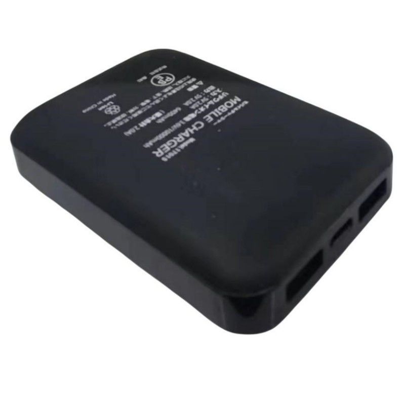 5V 2A USB 10000 Mah Banque d'alimentation à double port USB Black Banque d'alimentation à batterie