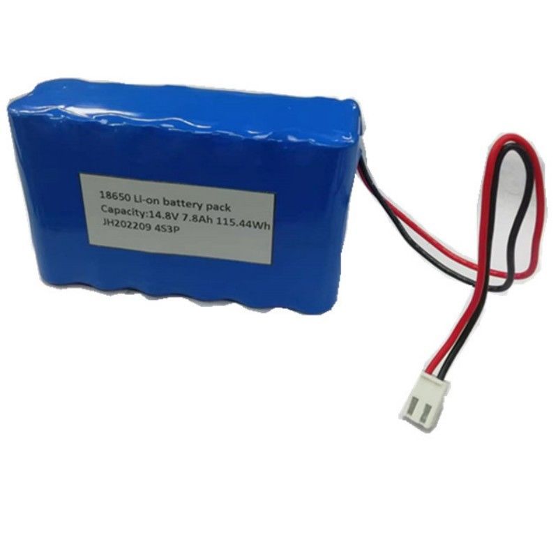 18650 batterie 4s3p 14,8V 7,8Ah batterie avec contact à 2 broches pour lampes LED