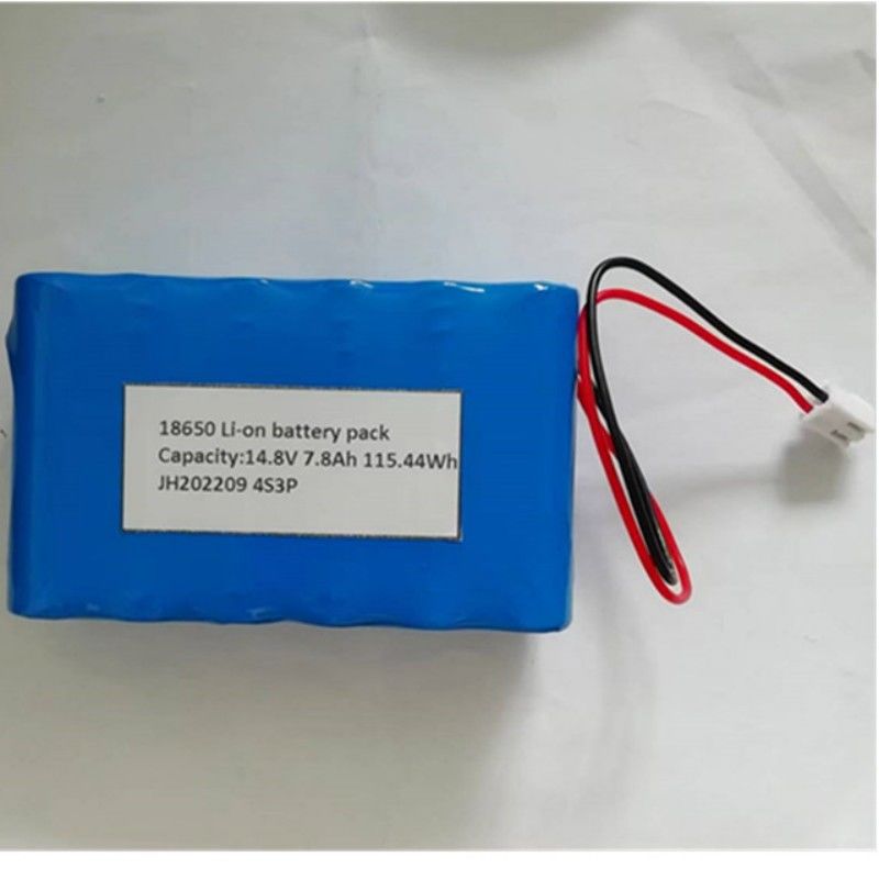 18650 batterie 4s3p 14,8V 7,8Ah batterie avec contact à 2 broches pour lampes LED