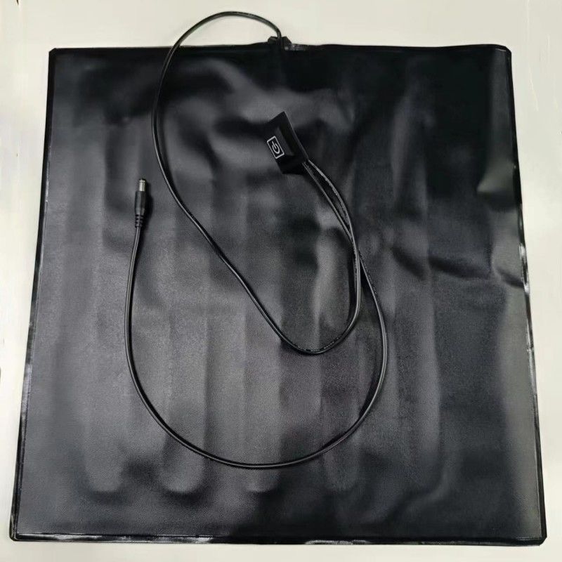 Pads de chauffage personnalisés de 35x35 cm 12V avec prise CC pour sac de livraison de nourriture chaude