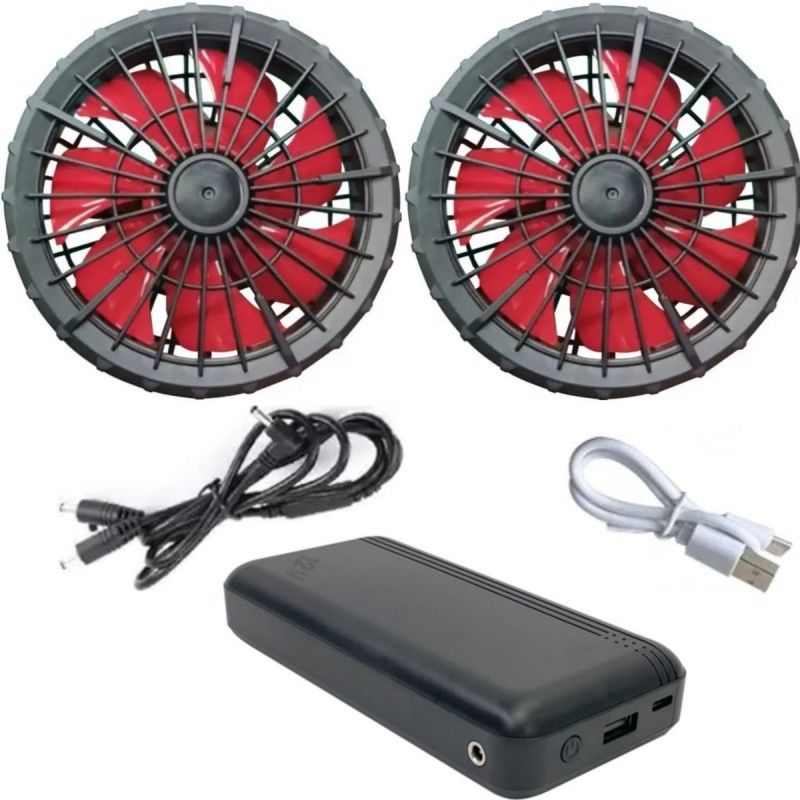Air conditionné Jacket ventilateur de refroidissement batterie 12v 20000mAh Haute vitesse 10H Temps de travail