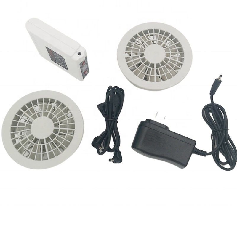 PSE Ventilateur batterie 7.4V 5200mAh Ventilateur de refroidissement de veste 4 niveaux de vitesse du vent