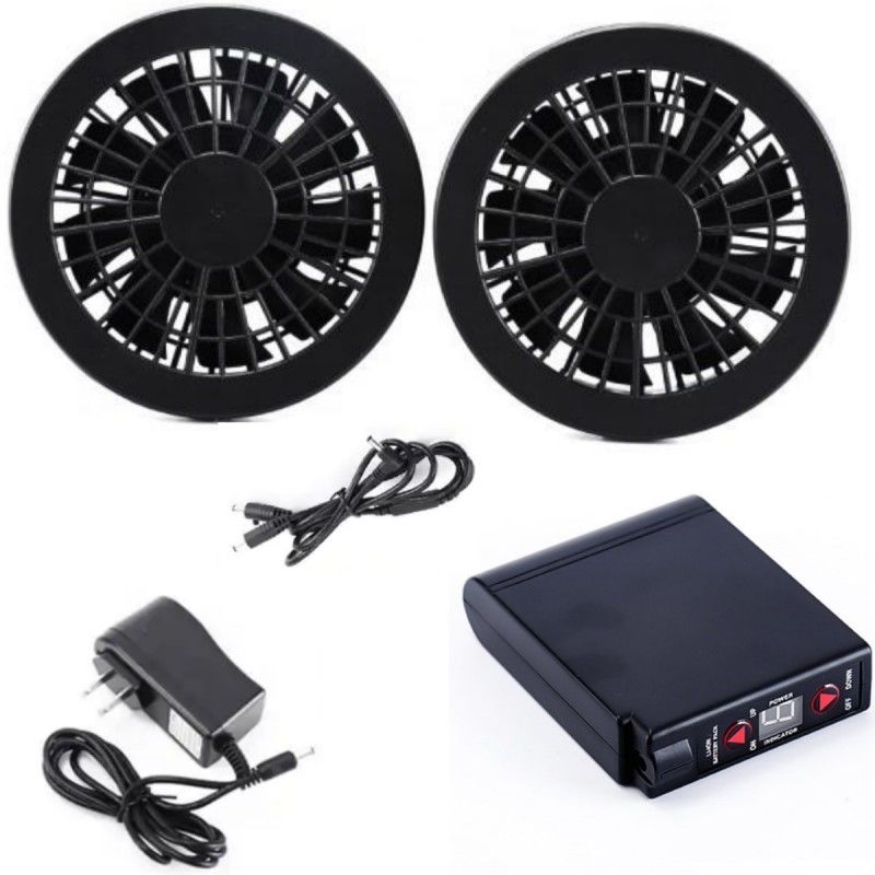 7.2V Ventilateur de rafraîchissement de veste batterie ensemble 4400mAh avec chargeur pour vêtements de travail d'été