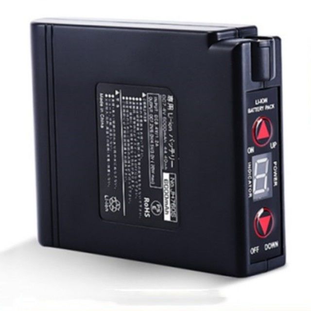 KC 7.4V 5200mAh Vêtements chauffés Batterie Ventilateur Jacket Batterie avec commutateur ON/OFF