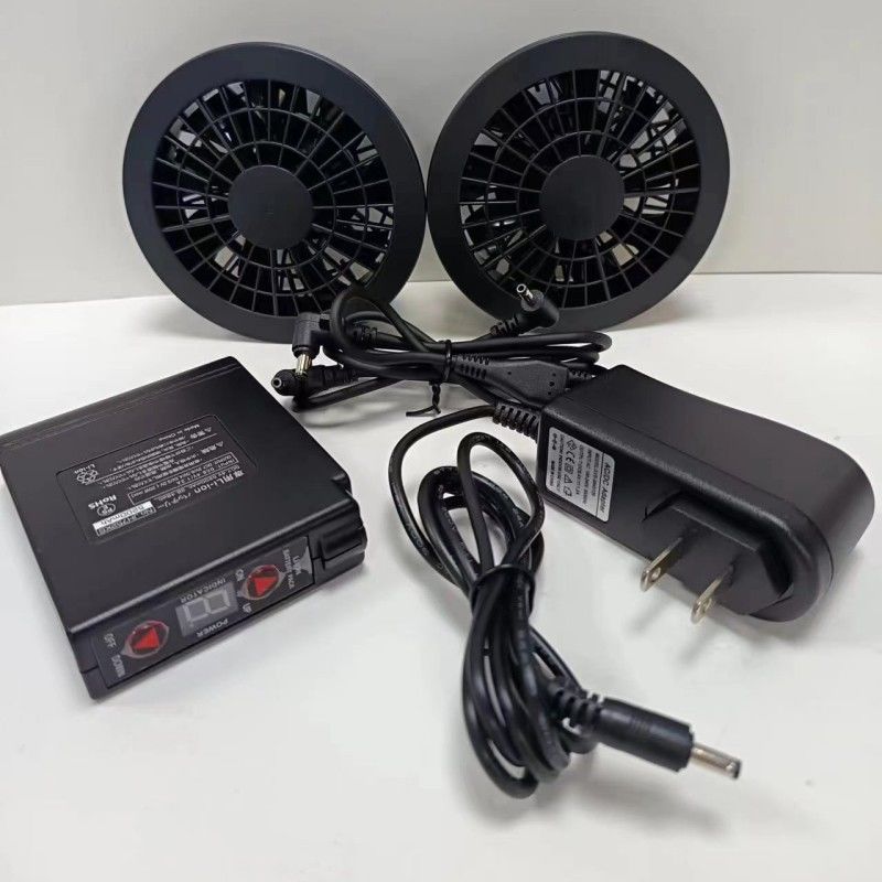 La batterie de la marque coréenne est équipée d'un ventilateur 7.4V 7000mAh KC pour la veste de refroidissement