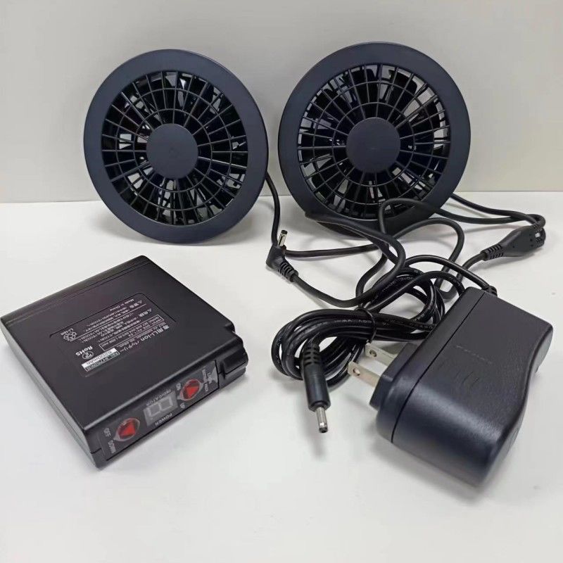 La batterie de la marque coréenne est équipée d'un ventilateur 7.4V 7000mAh KC pour la veste de refroidissement