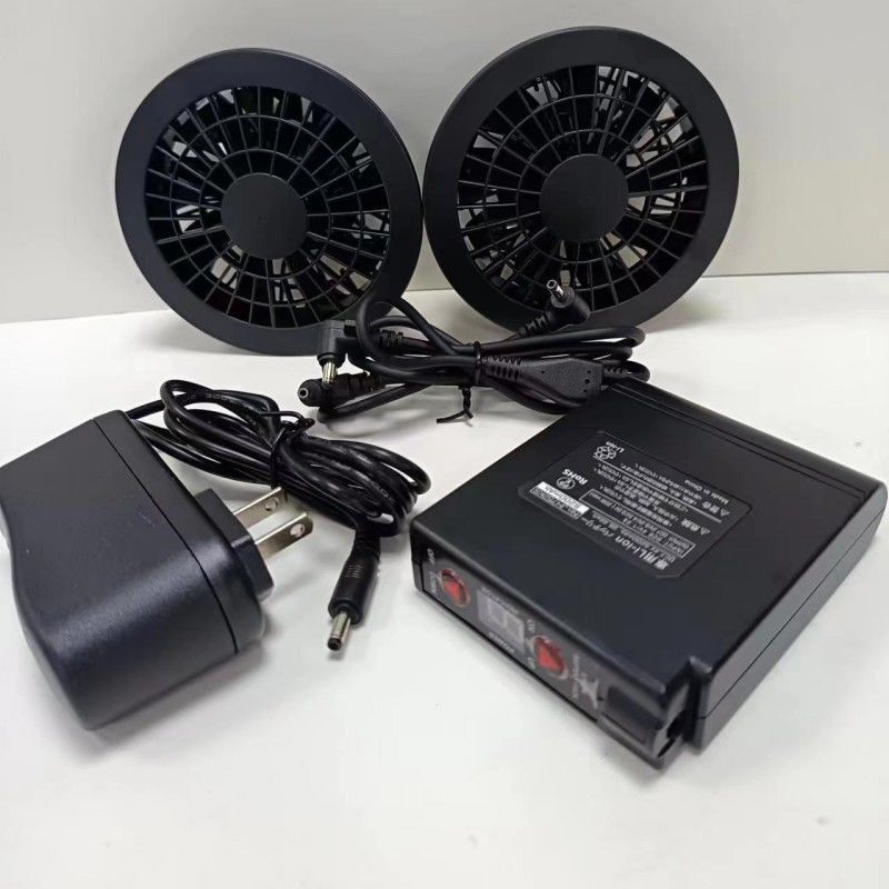 La batterie de la marque coréenne est équipée d'un ventilateur 7.4V 7000mAh KC pour la veste de refroidissement