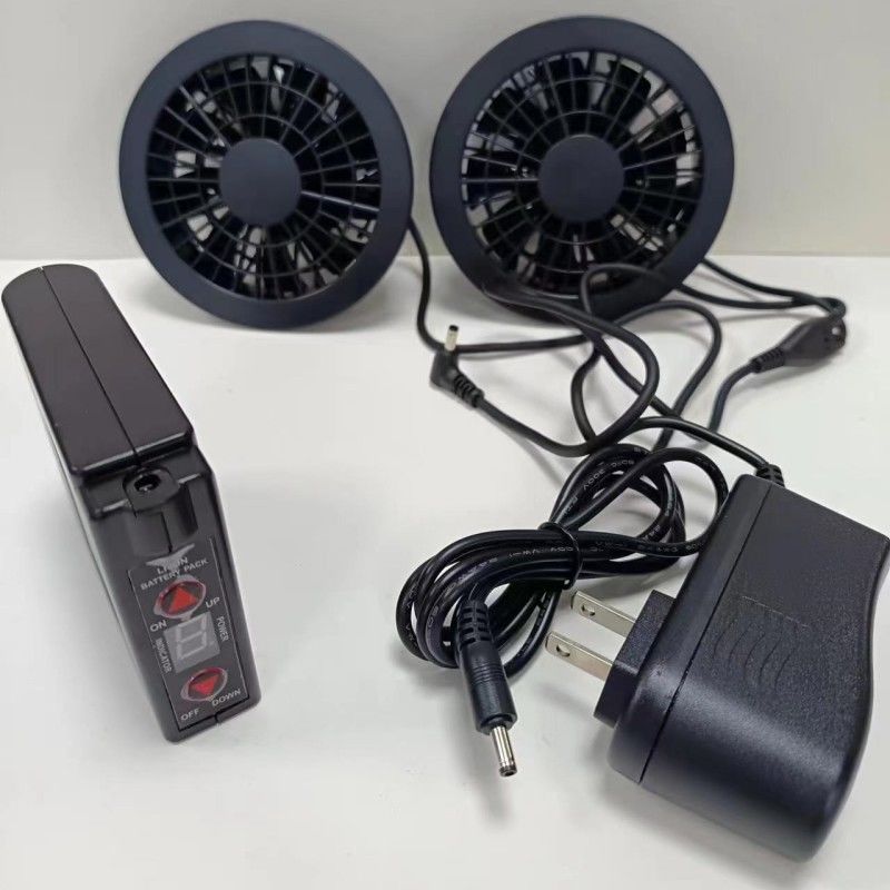 La batterie de la marque coréenne est équipée d'un ventilateur 7.4V 7000mAh KC pour la veste de refroidissement