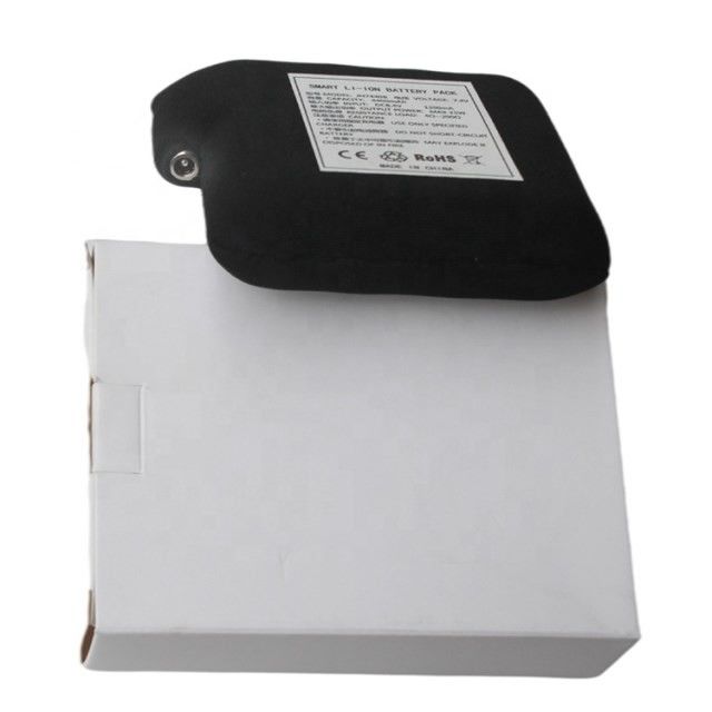 Batterie enveloppée en tissu noir 7.4V 4400mAh 5200mAh 6400mAh 7000mAh Batterie pour gilet chauffant