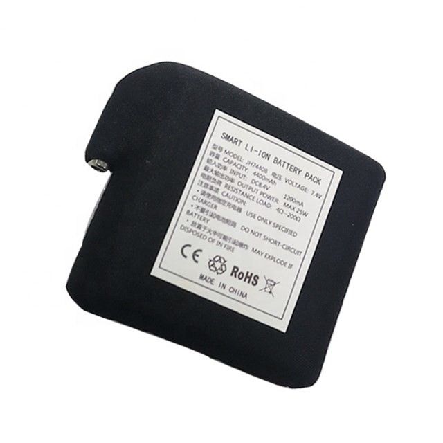 Batterie enveloppée en tissu noir 7.4V 4400mAh 5200mAh 6400mAh 7000mAh Batterie pour gilet chauffant