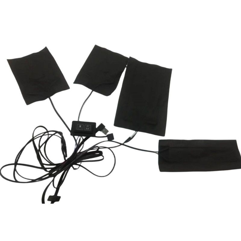 Couche de chauffage de veste 4 couches 4 en 1 plaque de chauffage USB à infrarouge lointain 5V pour les vêtements