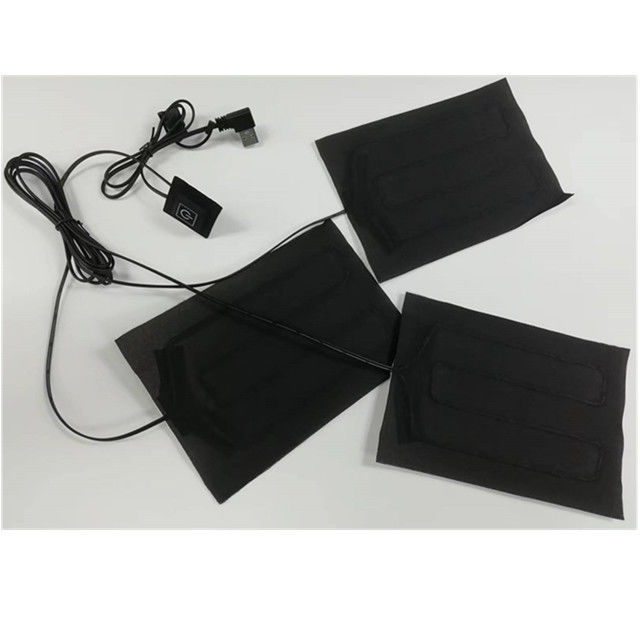 Vêtements infrarouges lointains Plaquettes de chauffage 3 en un 5V USB Plaquette de chauffage Pour veste