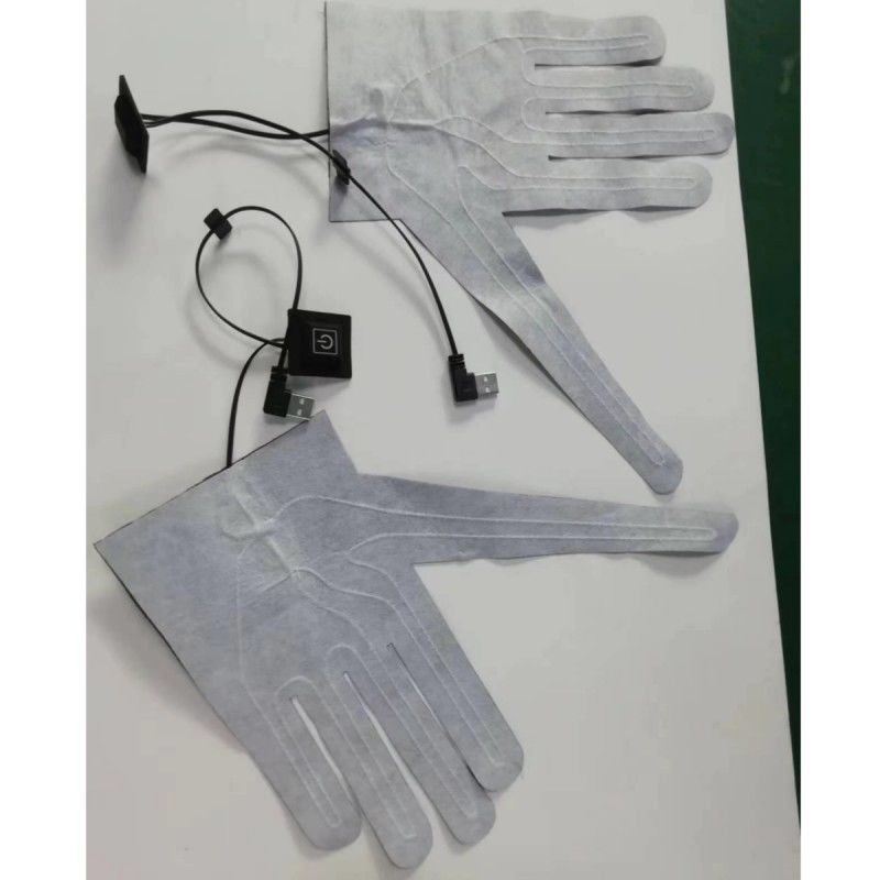 Vêtements Parquets de chauffage pour gants 5V USB avec commutateur de chauffage pour gants chauffés