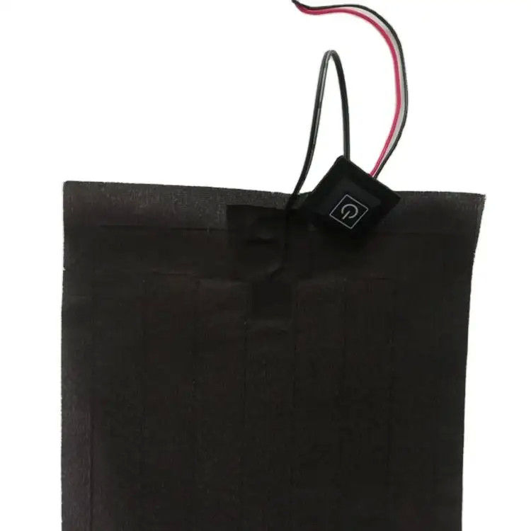 Vêtements sur mesure Plaquette de chauffage Taille 20x20cm 3.7V Avec prise SM 2Pin