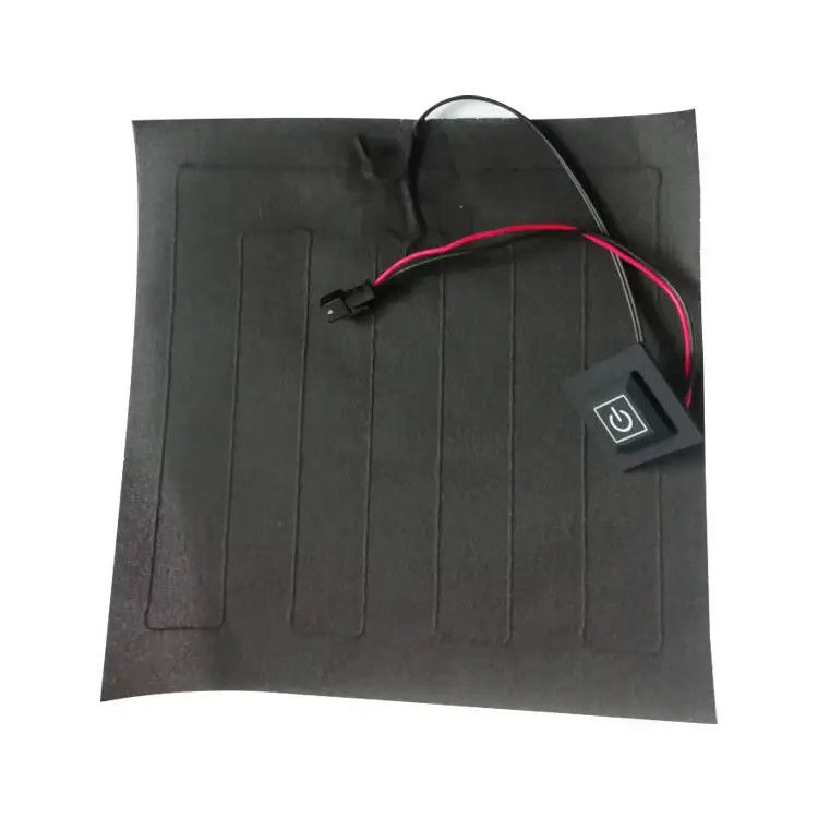 Vêtements sur mesure Plaquette de chauffage Taille 20x20cm 3.7V Avec prise SM 2Pin