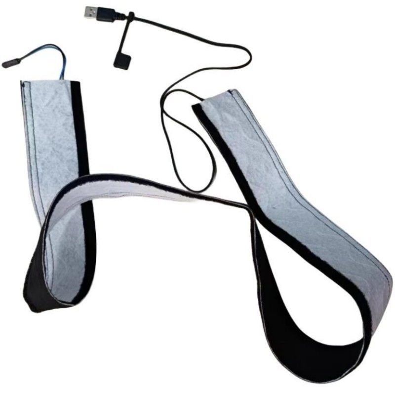 Pad de chauffage personnalisé en tissu en spunlace noir avec longueur de câble de 50 cm et contrôle automatique de l'alimentation