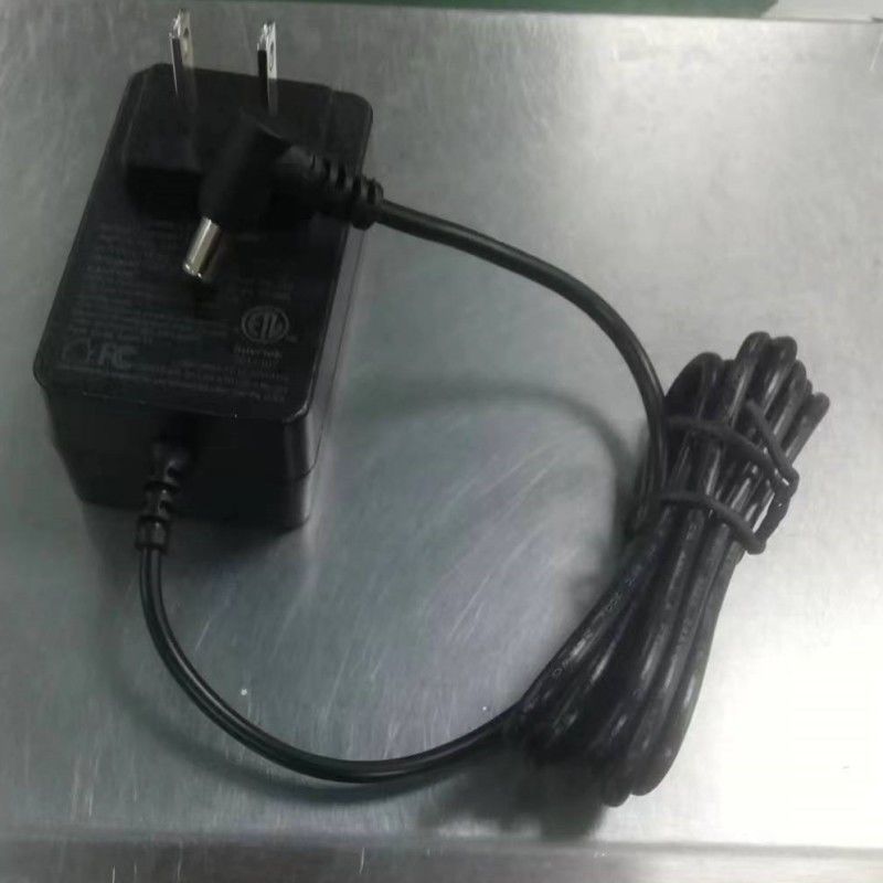Chargeur de batterie 12V 2A US Plug DC Tête de flexion 90° 2,1 mm Jack à baril deux ampères