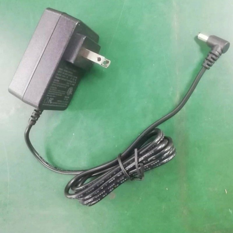 Chargeur de batterie 12V 2A US Plug DC Tête de flexion 90° 2,1 mm Jack à baril deux ampères