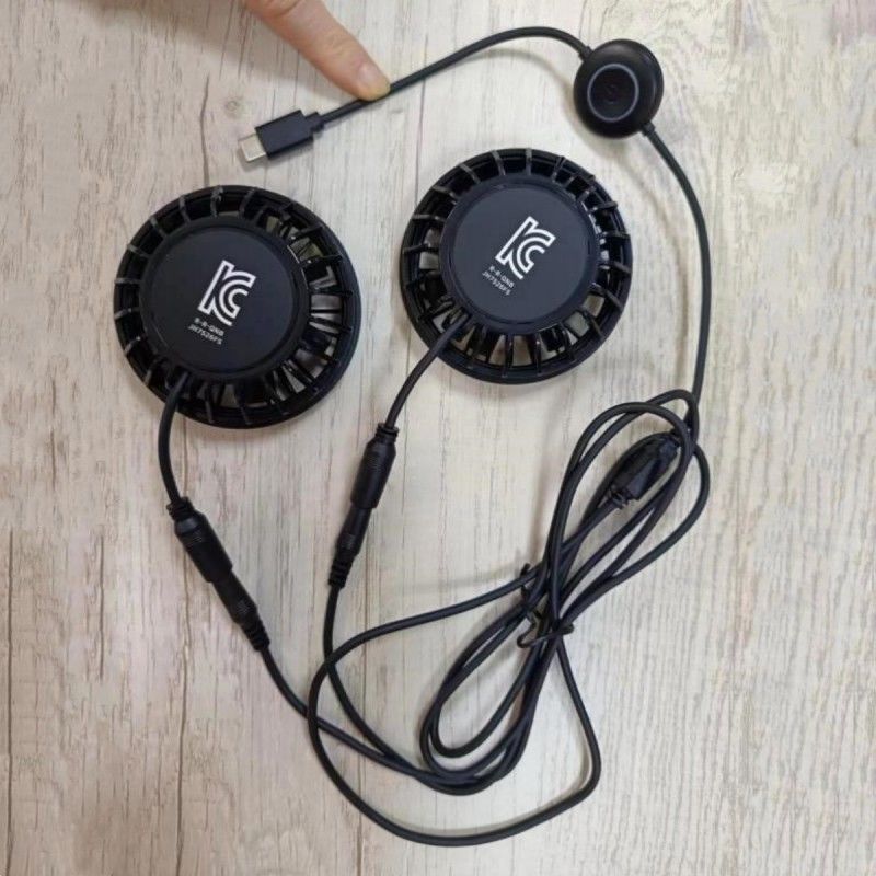 Ventilateur de pantalon 2 pièces Petit ventilateur de refroidissement 5V avec prise de type C