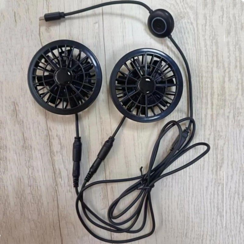 Ventilateur de pantalon 2 pièces Petit ventilateur de refroidissement 5V avec prise de type C