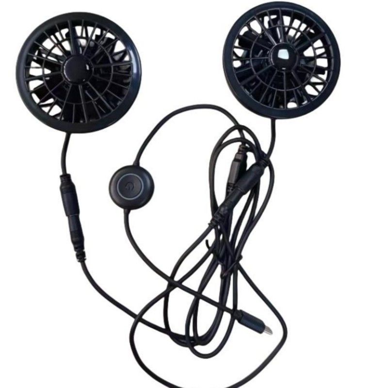 Ventilateur de pantalon 2 pièces Petit ventilateur de refroidissement 5V avec prise de type C