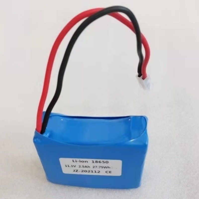 Piles à haute décharge 3S1P 18650 2500mAh 8C 11,1V pour appareil médical