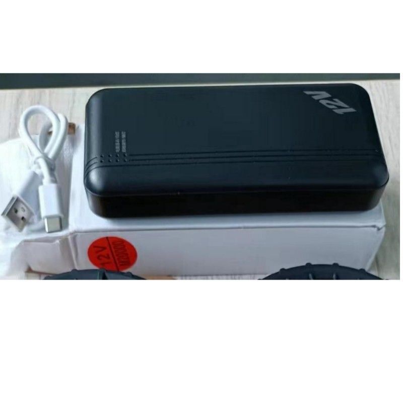 Batterie Li-Ion Banque d'alimentation 12V Batterie ventilateur 20000mah Travail 10-12H Pour les vêtements de climatisation